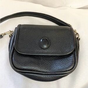 Chic Black Leather Crossbody Bag